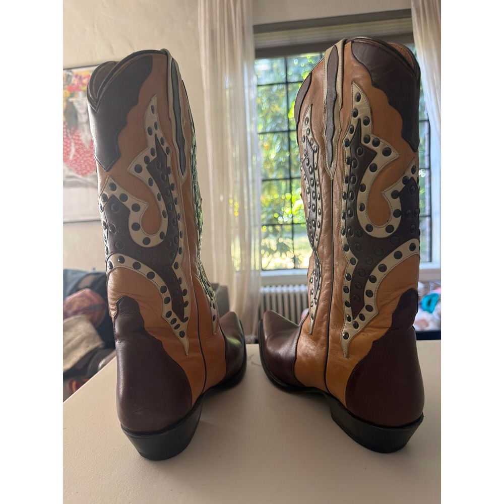 Lane Royal Tri-Color Boots, Size 10, Excellent Condition - Picture 6 of 6